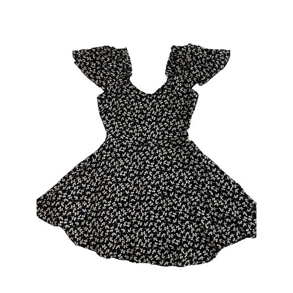 B*O*G Collective Mini Dress with Split Ruffled Sleeves Women's XS NWT - Picture 4 of 9